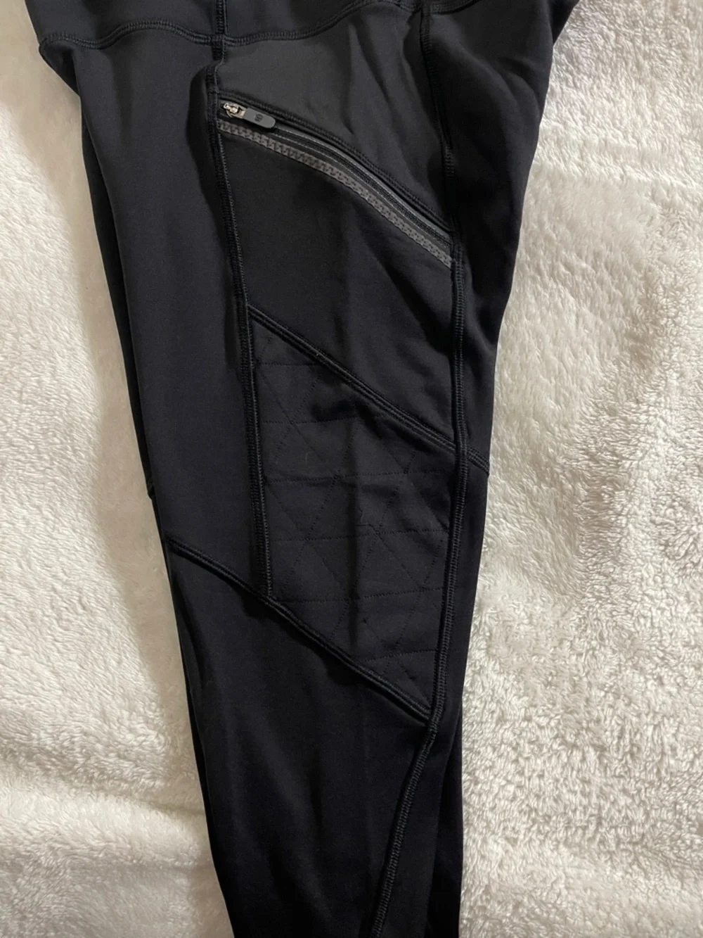 lululemon athletica Black High-Waist Wunder Under Tights with Zip Pockets